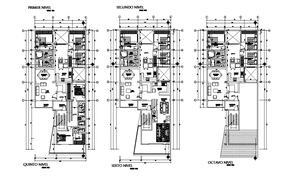 Design of Residential house with foundation plan in dwg file - Cadbull