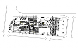 3 Star Hotel Plan - Cadbull