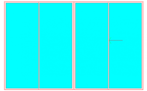 French doors and windows elevation cad drawing details dwg file - Cadbull