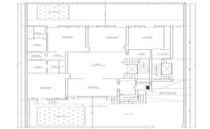 The ceiling plan of the beach restaurant shown in this AutoCAD file ...