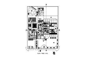 Administration Office Floor Plan - Cadbull