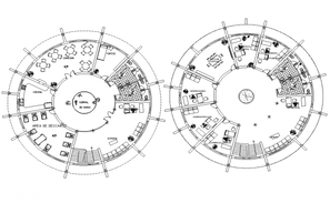 Bus Terminal Plan DWG File - Cadbull