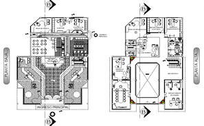 Textile factory plan detail - Cadbull