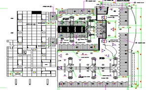 Beam plan and section layout file - Cadbull