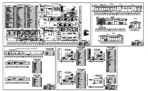 An airport plan with detail dwg file. - Cadbull