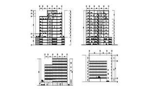 Smoke detector section plan autocad file - Cadbull