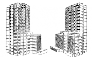 High Rise Building Plan In AutoCAD File - Cadbull