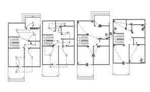 House Electrical Wiring Plan AutoCAD drawing download - Cadbull