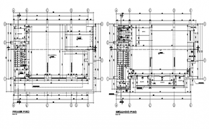 Working urban plaza or square plan detail dwg file - Cadbull