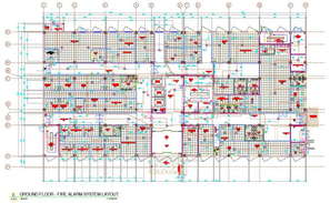 Elevation and section view for hospital building dwg file - Cadbull