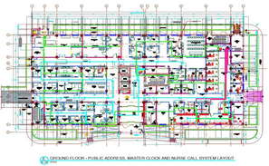 Hospital Basement Floor Plan AutoCAD Drawing Download DWG File - Cadbull