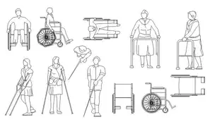 Hospital layout in dwg file - Cadbull