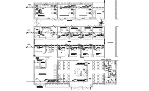 Hospital Ground Floor Plan DWG File - Cadbull