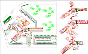 Detail Elevation general hospital layout file - Cadbull