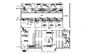 Architectural design of Hospital in dwg file - Cadbull