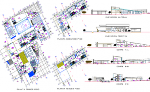 Seminar Hall Detail Working Plan In Dwg File. - Cadbull