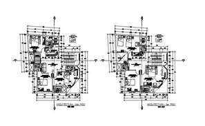 3 star hotel design drawing - Cadbull