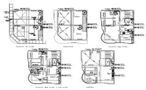 Hotel Design and Elevation Plan dwg file - Cadbull