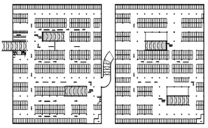 Commercial building plan layout details dwg file - Cadbull