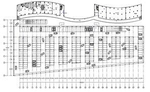 Hotel building elevation drawing in dwg AutoCAD file. - Cadbull