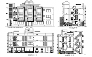 Hotel layout Plan dwg file - Cadbull