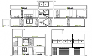 House plan detail layout file - Cadbull