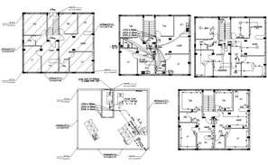 Hydraulic installation view of house dwg file - Cadbull