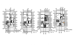 Download House Apartment Design Plans - Cadbull