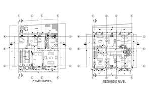 Drawing of the house with elevation in AutoCAD file - Cadbull