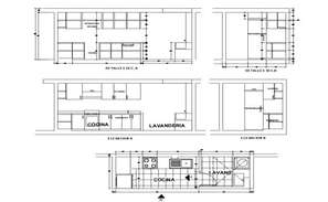 Modular Kitchen Plan And Interior Elevation Design Autocad File - Cadbull