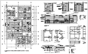 Front elevation of a building dwg file - Cadbull