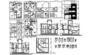 Traditional style bungalow elevation drawing in dwg AutoCAD file. - Cadbull