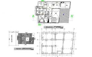 36'X56' Joint House 2 BHK Plan CAD Drawing DWG File - Cadbull