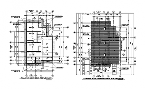 32 X 64 House Plan AutoCAD File (2048 Square Feet) - Cadbull