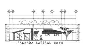 Modern House Building Section Drawing And Elevation Design download ...