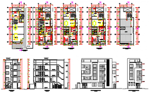 Drawing of the Site plan of building in AutoCAD - Cadbull