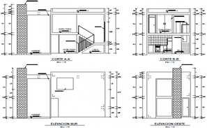 GYM to multi family house plan autocad file - Cadbull