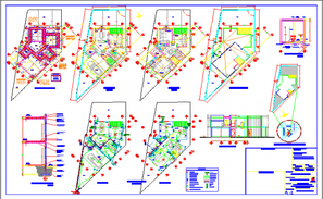 Micro-housing 3 d plan detail dwg file - Cadbull