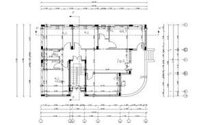 30 X 60 House Floor Plan AutoCAD Drawing - Cadbull