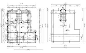 Villa Design - Cadbull