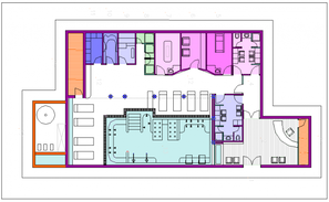 Shopping mall washrooms plan and installation details dwg file - Cadbull