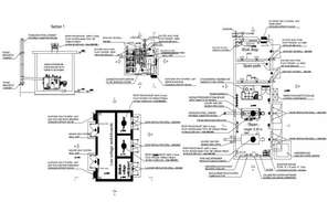 Industrial ceiling detail in dwg file. - Cadbull