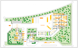 Cotton ginning industrial plant architecture project dwg file - Cadbull