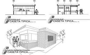 Restaurant section detail AutoCAD drawing presented in this file ...