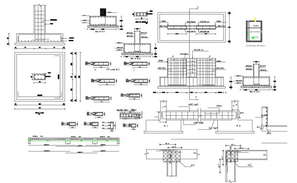 Plinth Beam With Foundation Section CAD Drawing DWG File - Cadbull