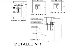 Construction detail of steel truss detail in dwg file - Cadbull