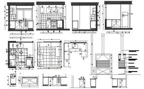 Hospital kitchen layout plan dwg file - Cadbull