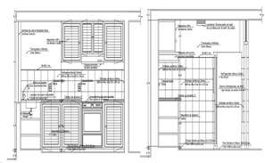 Public W.C plan detail dwg file - Cadbull