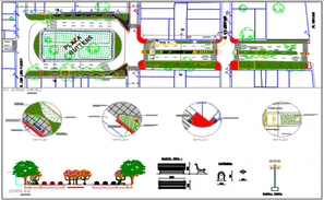 Ecological Park Landscaping And Structure Design Details Dwg File - Cadbull