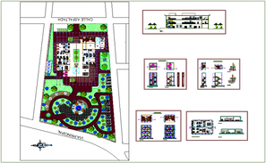 Prison Site Plan Drawing In Dwg File. - Cadbull